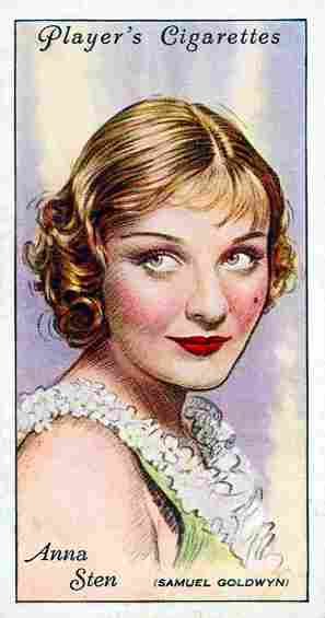 Anna Sten Cigarette Card 1 film star poster A4 Photo Print