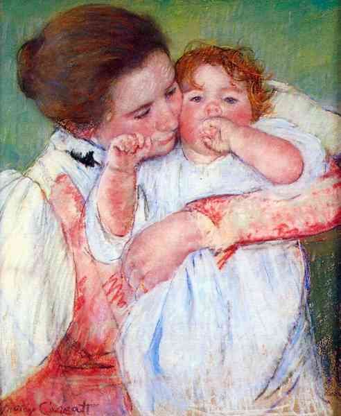 Anne Klein, from the mother embraces by Casatt A4 Photo Print