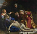 Annibale Carracci The Dead Christ Mourned The Three Maries) A4 Photo Print