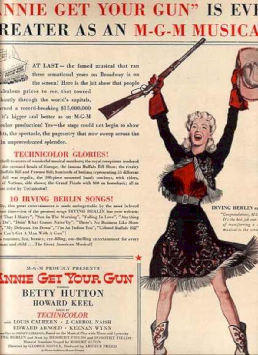 Annie Get Your Vintage Retro Advert Ads A4 Photo Print