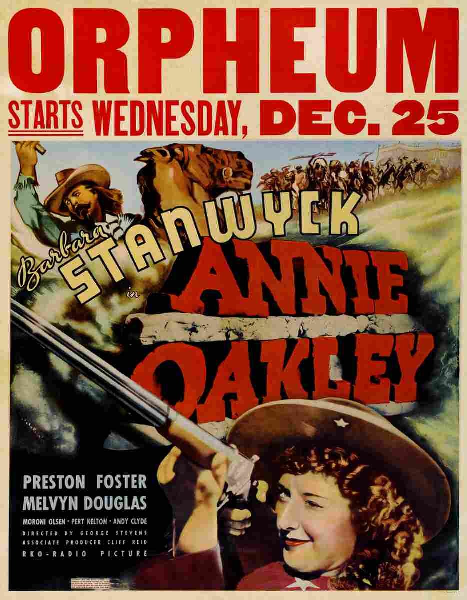 Annie Oakley 1935 07 film star poster A4 Photo Print