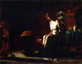 Anschutz Thomas P Woman in a Rocking Chair A4 Photo Print