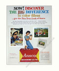 Ansco Film Diner Vintage Retro Advert Poster A4 Photo Print