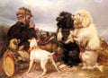 Ansdell Richard The Lucky Dogs Art A4 Photo Print UK