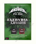 Answer Vinyl Demons Vintage Retro Advert Poster A4 Photo Print