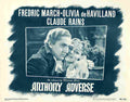 Anthony Adverse 09 film star poster A4 Photo Print