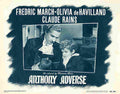 Anthony Adverse 10 film star poster A4 Photo Print