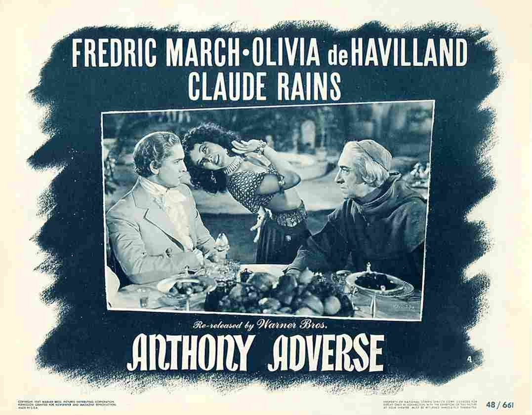 Anthony Adverse 11 film star poster A4 Photo Print