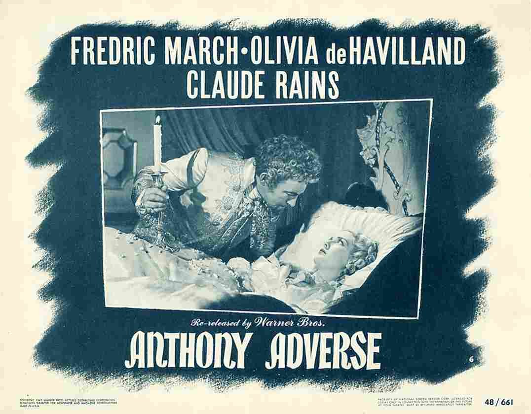 Anthony Adverse 12 film star poster A4 Photo Print