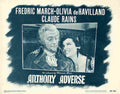Anthony Adverse 13 film star poster A4 Photo Print