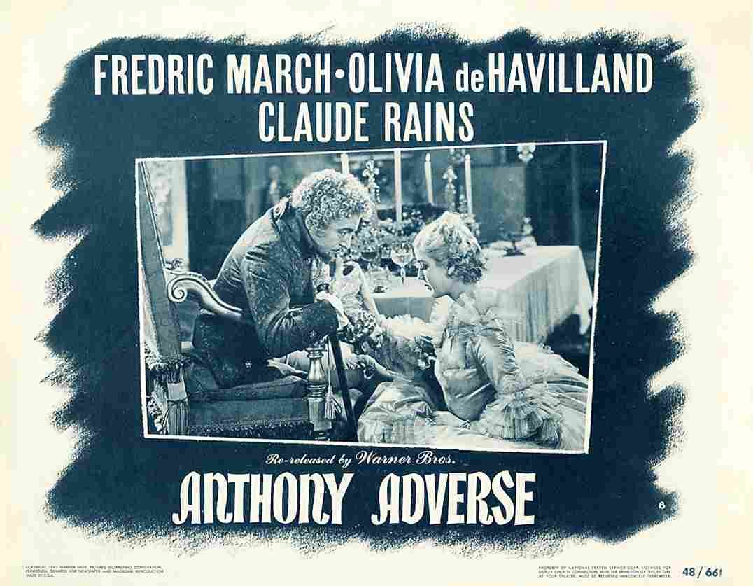 Anthony Adverse 14 film star poster A4 Photo Print