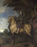 Anthony van Dyck Equestrian Portrait of Charles I A4 Photo Print