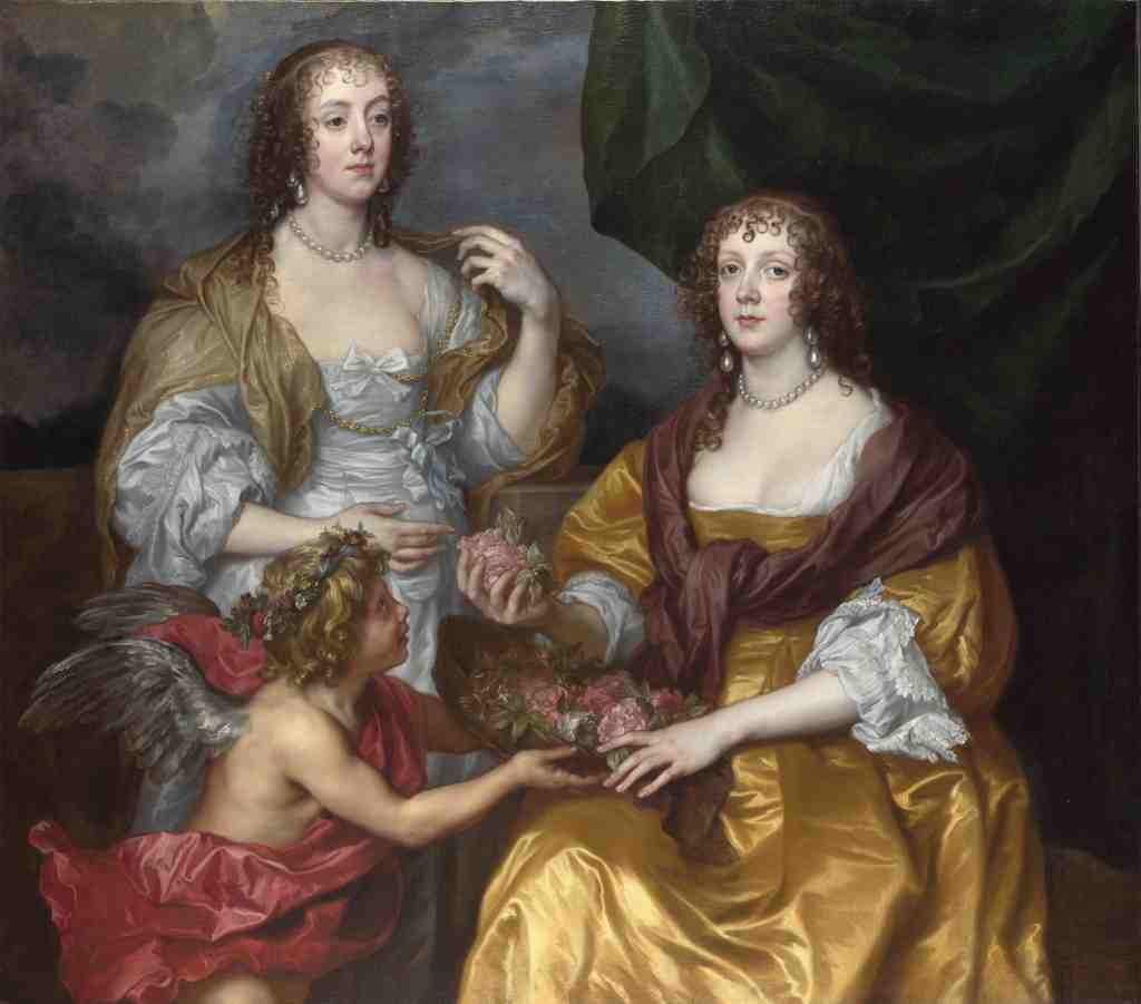 Anthony van Dyck Lady Elizabeth Thimbelby and her Sister A4 Photo Print