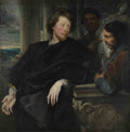 Anthony van Dyck Portrait of George Gage with Two Attendants A4 Photo Print