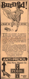 Anti Prexol Burn Vintage Retro Advert Ads A4 Photo Print