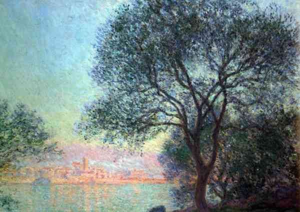 Antibes seen from La Salis by Monet A4 Photo Print