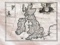 Antiqua British Isles In Ancient Times 1731 Vintage A4 Photo Print