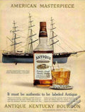 Antique Bourbon Ship Vintage Retro Advert Ads A4 Photo Print