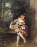 Antoine Jean Watteau Mezzetin A4 Photo Print