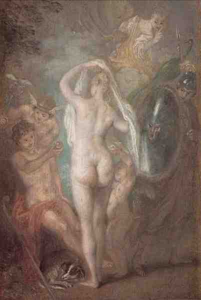 Antoine Jean Watteau Watteau Le Jugement De Paris A4 Photo Print