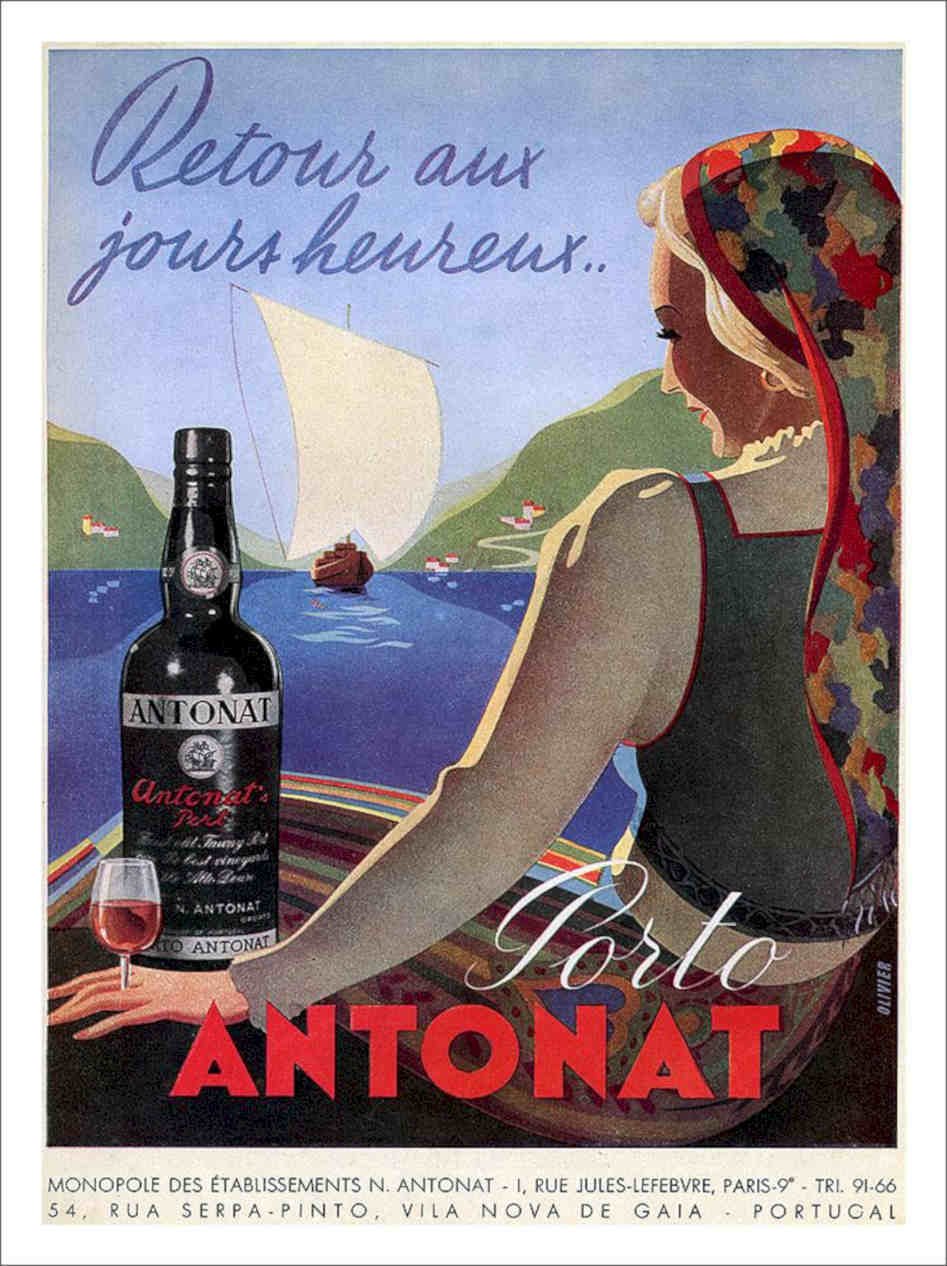 Antonat Vintage Drinks Advert Vintage Retro Advert Poster A4 Photo Print