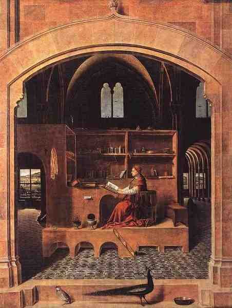 Antonello Da Messina St Jerome In His Study A4 Photo Print