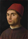 Antonello da Messina Portrait of a Man A4 Photo Print