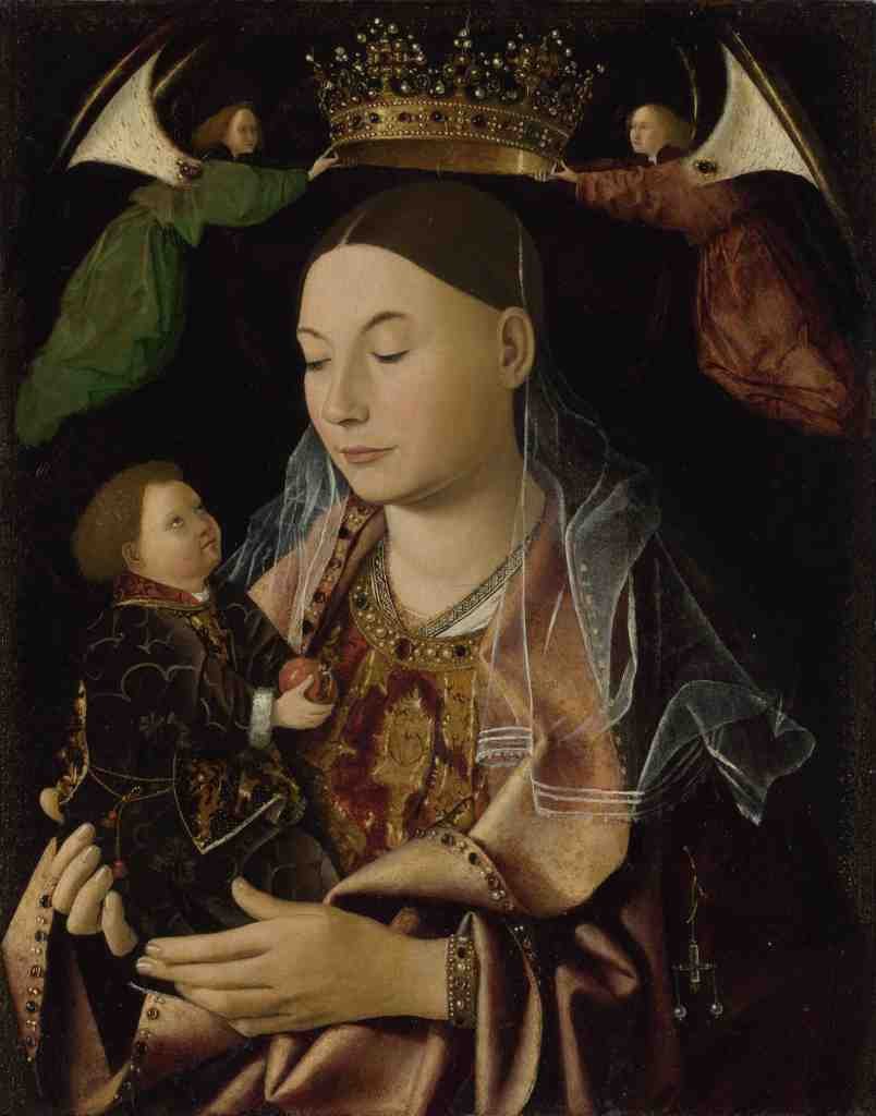 Antonello da Messina The Virgin and Child A4 Photo Print