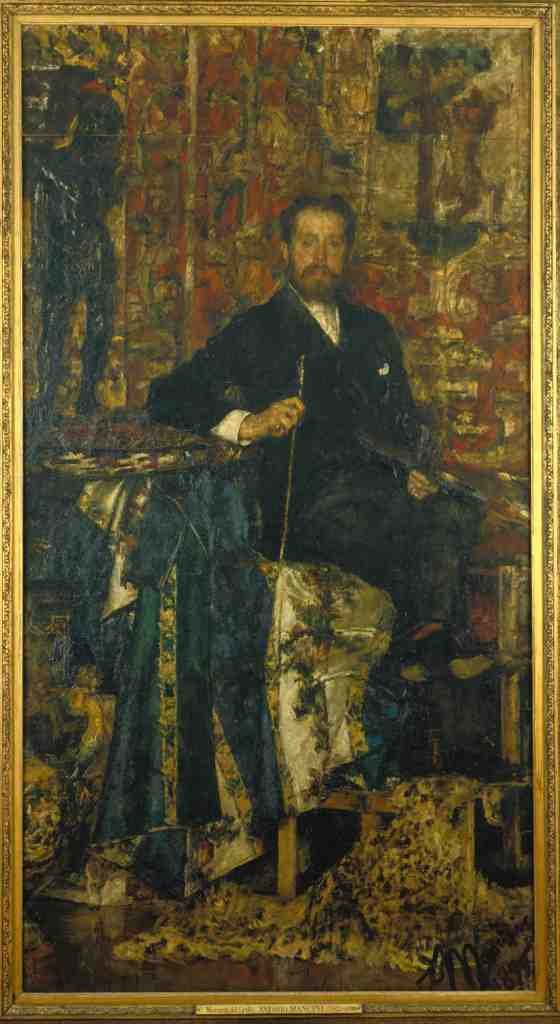Antonio Mancini The Marquis del Grillo A4 Photo Print