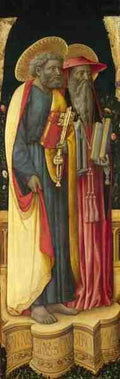 Antonio Vivarini And Giovanni D'Alemagna Saints Peter And Jerome A4 Photo Print