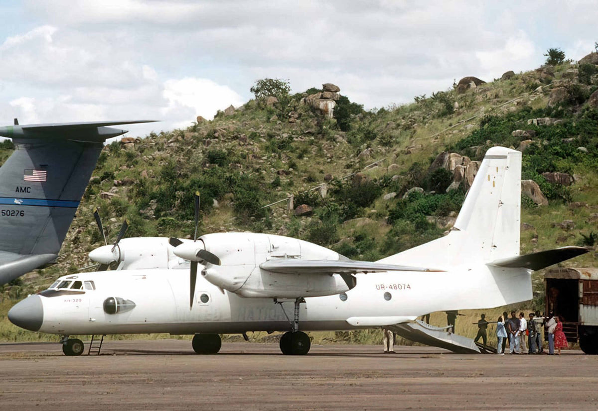 Antonov An32 Cline Tactical Military Transport Aircraft Soviet Union 3 (2) Military A4 Photo Print