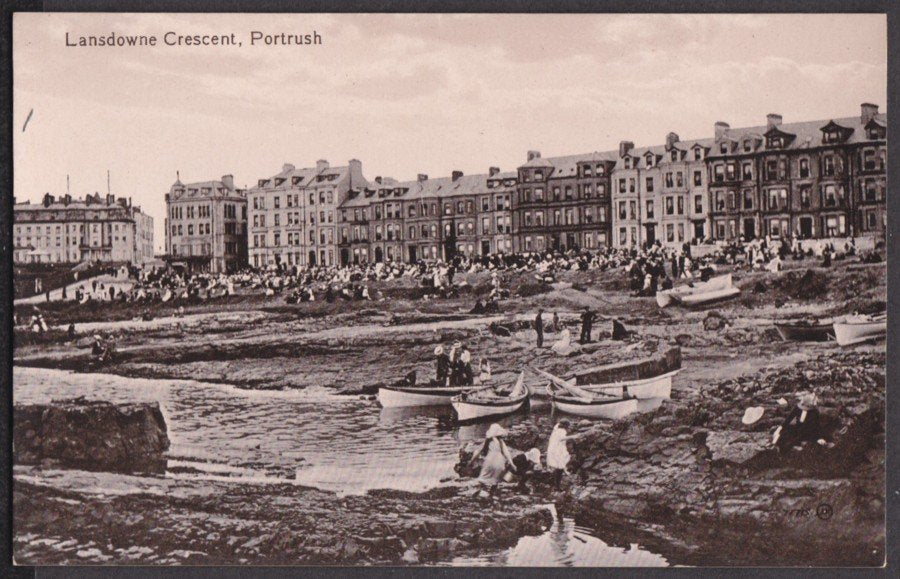 Antrim Portrush Lansdowne Crescent Waterfront Fishing Boats Vintage A4 Photo Print