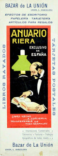 Anuario Riera Flyer Vintage Retro Advert Poster A4 Photo Print