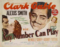 Any Number Can Play 1949 02 film star poster A4 Photo Print