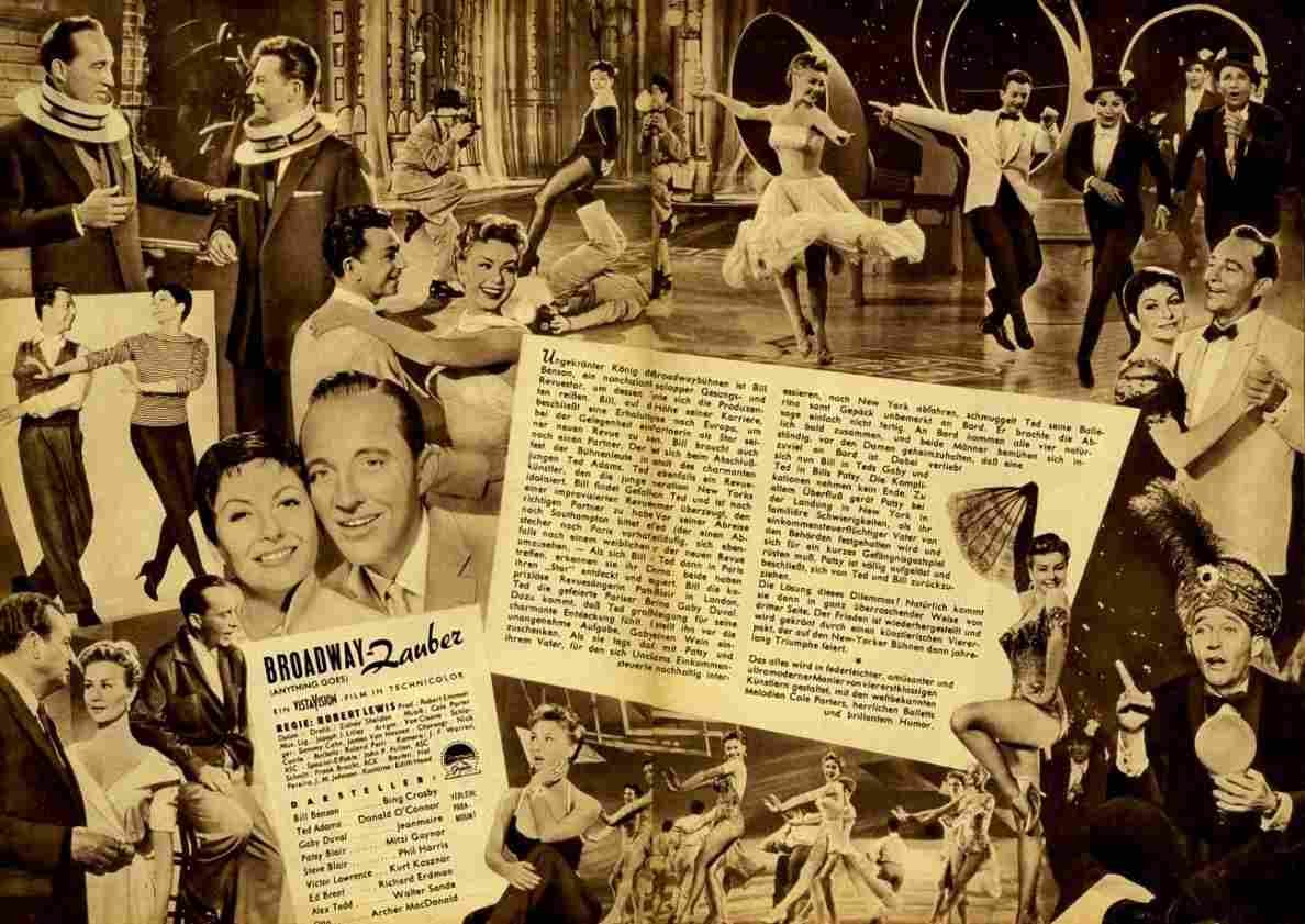 Anything Goes 1956 04 film star poster A4 Photo Print