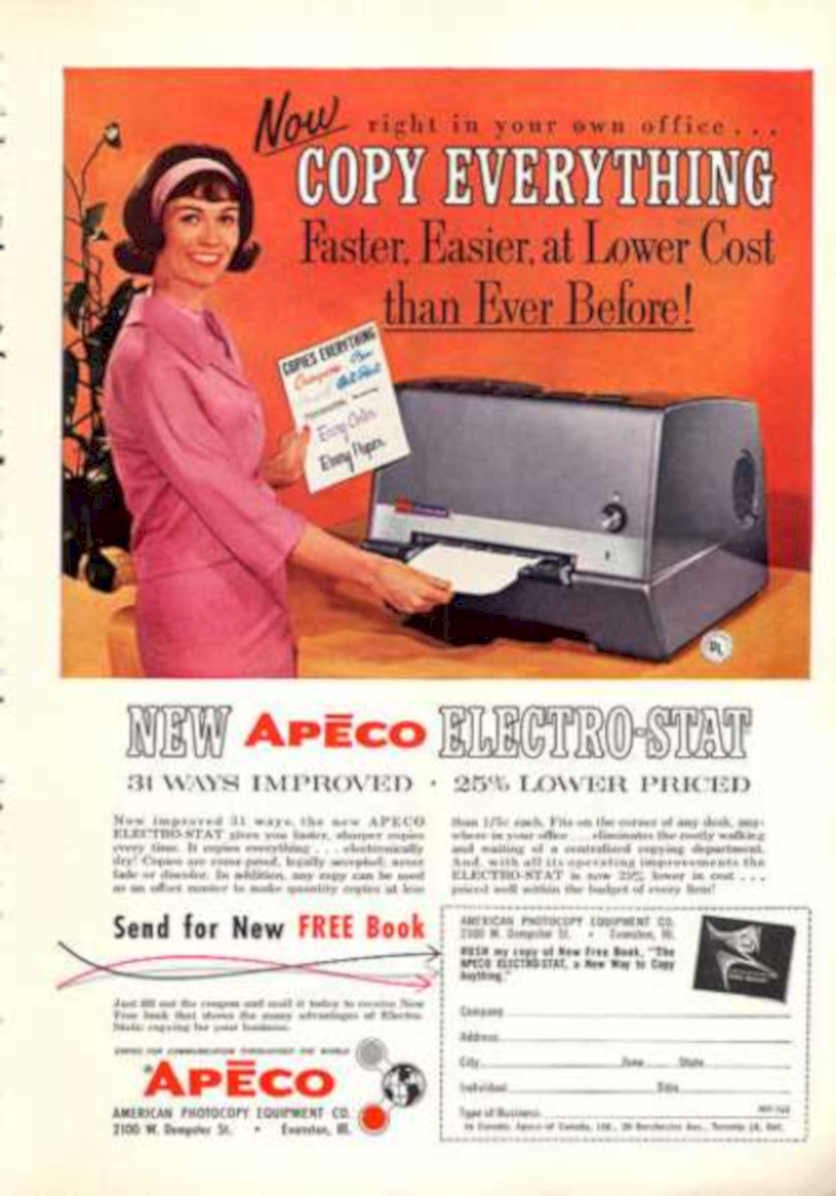 Ap Eco Electro Vintage Retro Advert Ads A4 Photo Print
