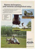 Apache Chinook Helicopters Vintage Retro Advert Ads A4 Photo Print