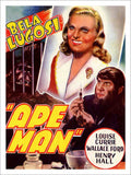 Ape Man Bela Lugosi Movie Poster Vintage Retro Advert Poster A4 Photo Print