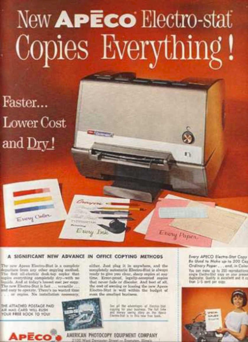 Apeco Electro Stat Vintage Retro Advert Ads A4 Photo Print