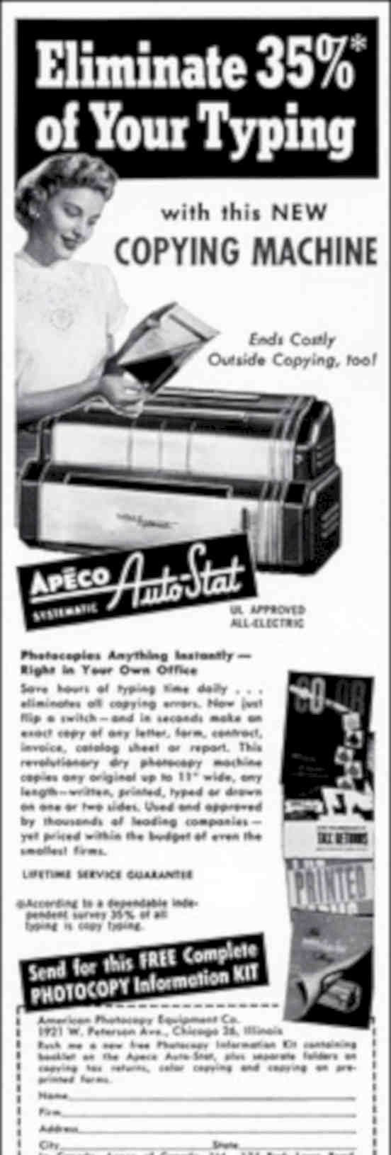 Aperco Auto Stat Vintage Retro Advert Poster A4 Photo Print