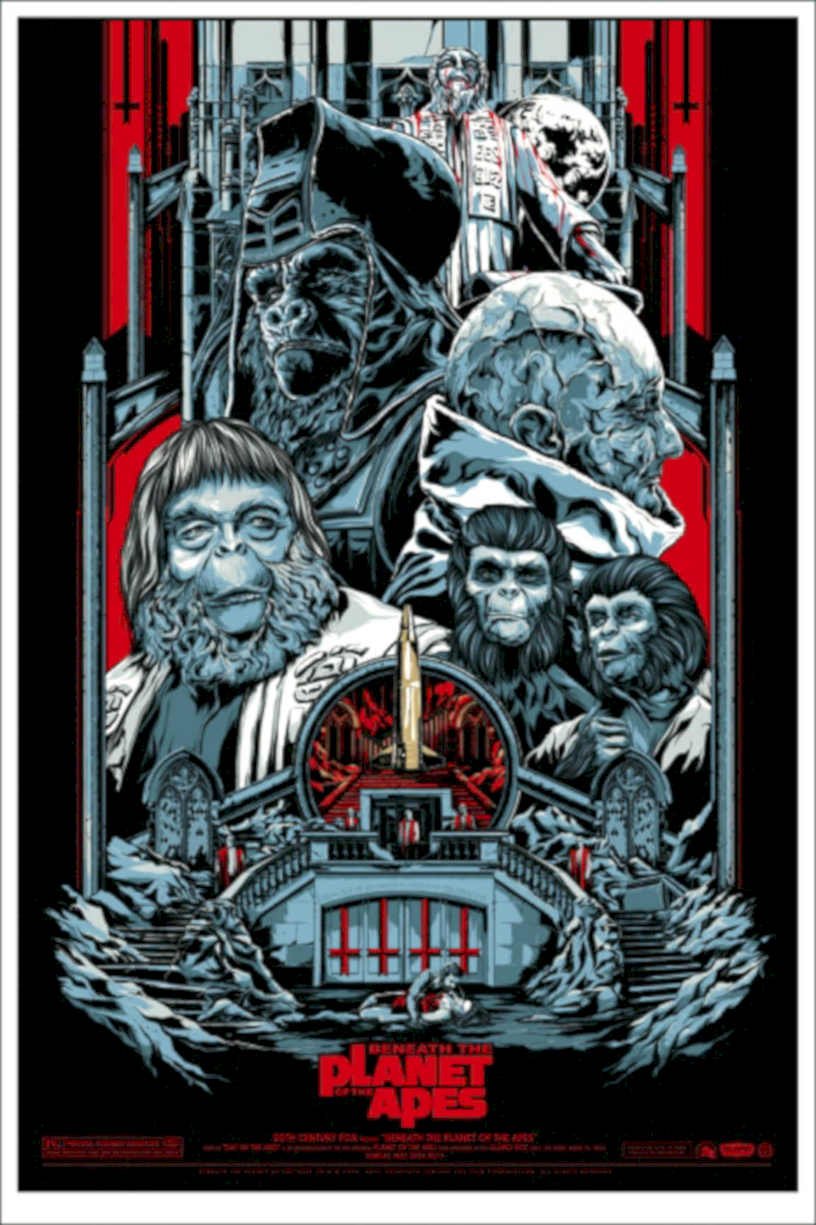 Apes Throne Cathedral Vintage Retro Advert Poster A4 Photo Print
