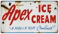 Apex Ice Cream Vintage Retro Advert Ads A4 Photo Print