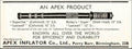 Apex Inflator Pumps Vintage Retro Advert Poster A4 Photo Print