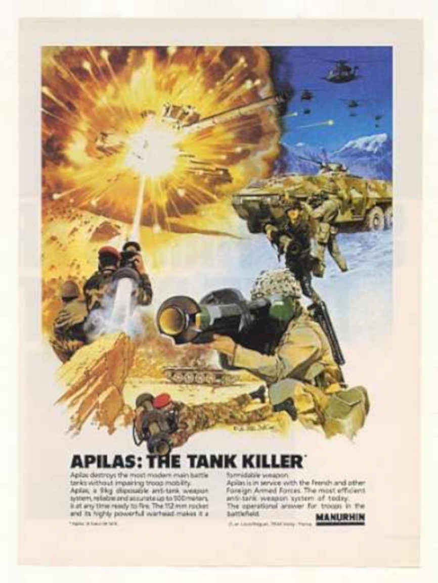 Apilas Tank Killer Vintage Retro Advert Ads A4 Photo Print