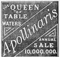 Apollinaris Sale Waters Vintage Retro Advert Poster A4 Photo Print