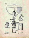 Apparatus for Bottling Beer Patent Print A4 Photo Print