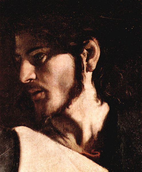 Appeals of Saint Matthew detail 3 Caravaggio A4 Photo Print