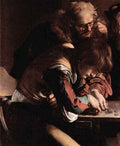 Appeals of St. Matthew detail 1 by Caravaggio A4 Photo Print