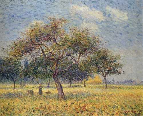 Apple Trees In October 1898 A4 Photo Print