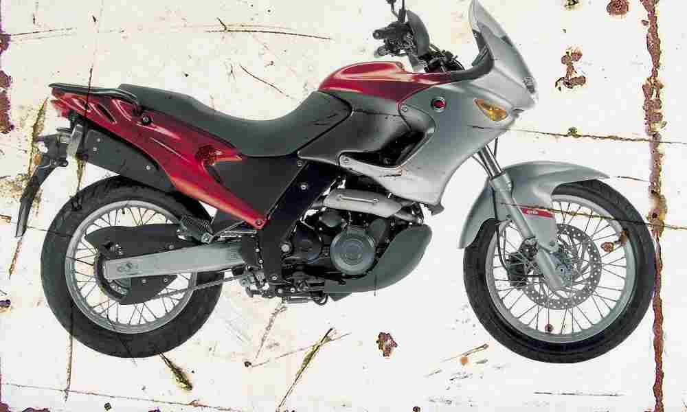 Aprilia 650 Pegaso 2001 Aged Vintage A4 Photo Print